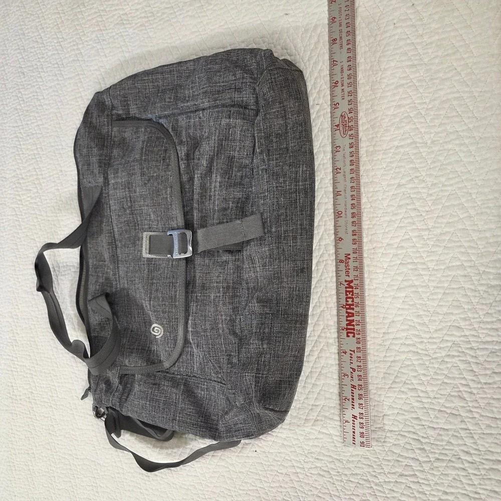 Timbuk2 Gray Heathered Messenger Bag Laptop Commuter Shoulder Bag Crossbody
